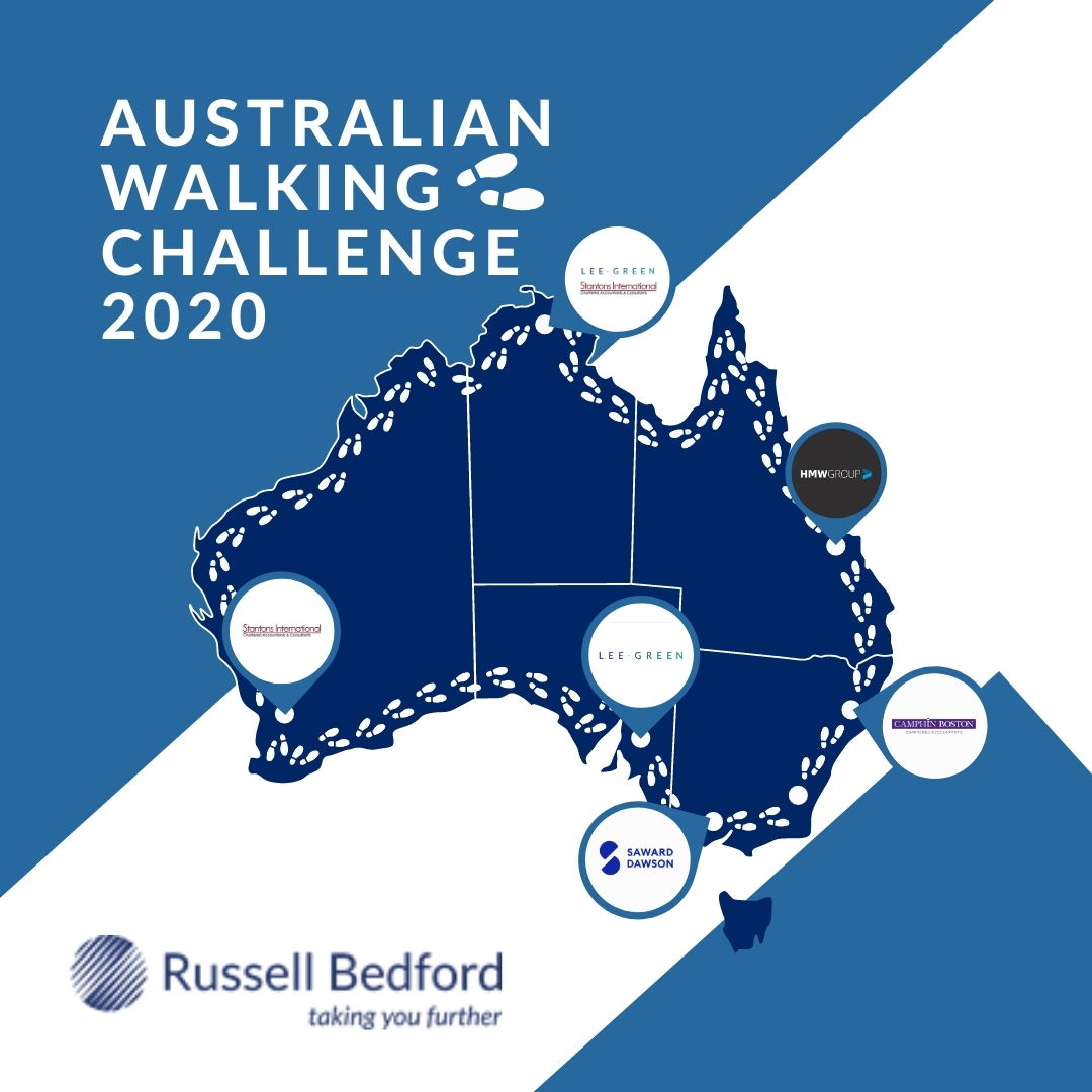 Australia RBI Australia Walking Challenge graphic