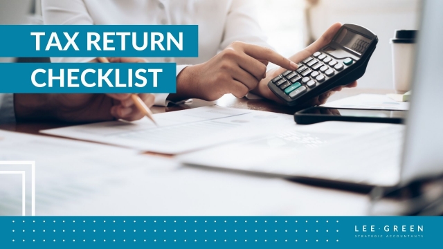 Tax Return Checklist Header